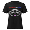 [Black] Front — FPUSA All Classes Front View Tee — Women's