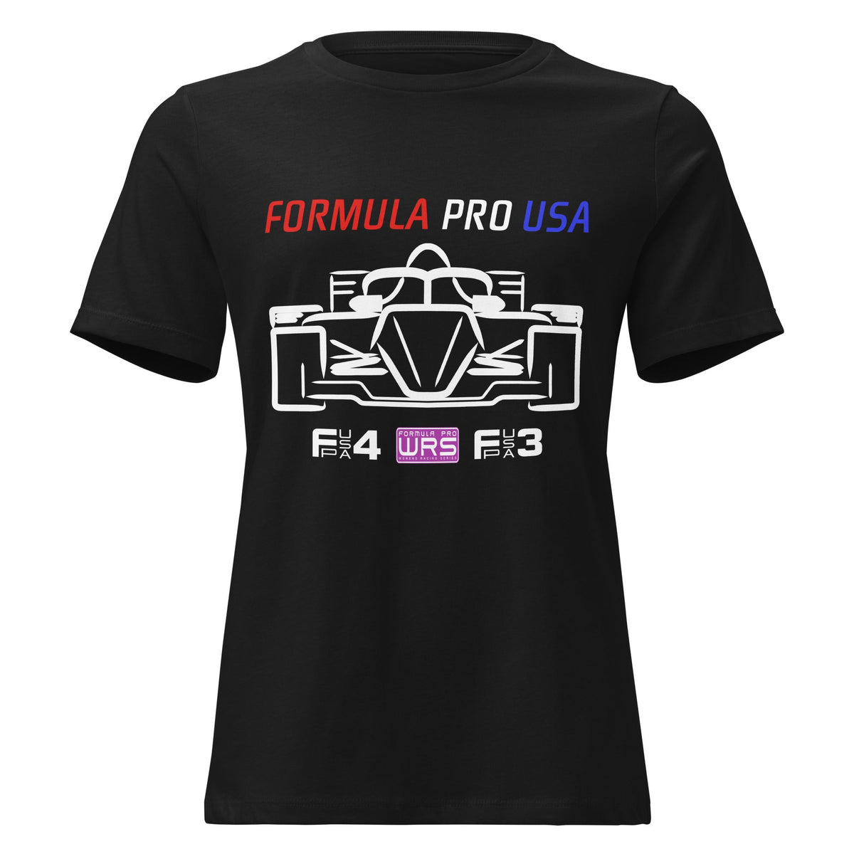 [Black] Front — FPUSA All Classes Front View Tee — Women's