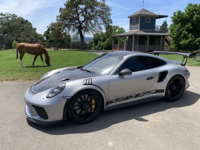 Silver Porsche