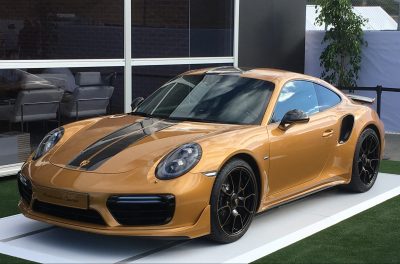 Gold Porsche